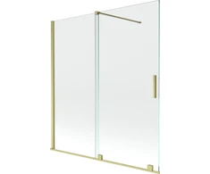 Vonios sienelė Mexen Velar II, Brushed auksinis, 150 x 150 cm