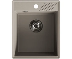Granitinė virtuvinė plautuvė Laveo Hub SPH_410Y, rusvai gelsvas