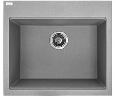 Granitinė virtuvinė plautuvė Laveo Tau SBT_510Y, Pilkas