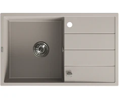 Granitinė virtuvinė plautuvė Laveo Wolin SPW_411T, rusvai gelsvas