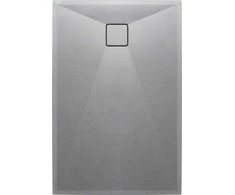 Granitinis dušo padėklas Deante Correo, Metallic pilkas, 90x70 cm