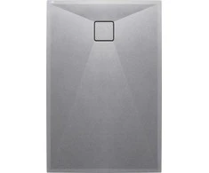 Granitinis dušo padėklas Deante Correo, Metallic pilkas, 140x80 cm