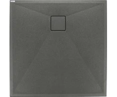 Granitinis dušo padėklas Deante Correo, Anthracite metallic, 80x80 cm