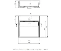 Granitinis praustuvas Deante Correo, 40x40 cm, CQR_TU4M, Anthracite metallic