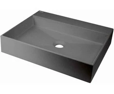 Granitinis praustuvas Deante Correo 50x40 cm, CQR_SU5S, Metallic pilkas
