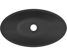 Granitinis praustuvas Laveo Vela, Juodas