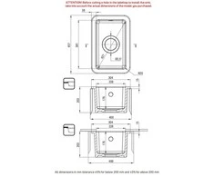 Keraminė virtuvinė plautuvė Deante Lumi ZCU_610A, Baltas