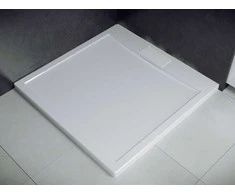 Kvadratinis dušo padėklas Besco Axim UltraSlim, 80 x 80 x 4,5 cm
