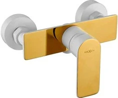 Mexen dušo maišytuvas Alfa, Baltas/Gold