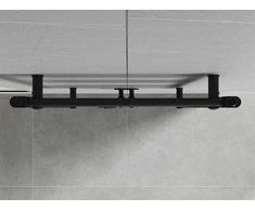Mexen Mars rankšluosčių džiovintuvas, 1500 x 600 mm, 729 W, juodas