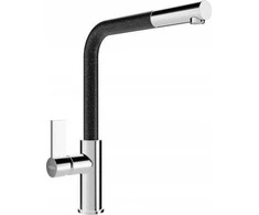 Mexen virtuvės maišytuvas Flora, Chrome/Juodas granite