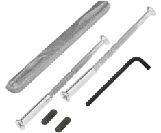 Montavimo rinkinys rankenoms su 120 mm strypu Kuchinox, Satin