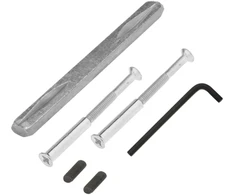 Montavimo rinkinys rankenoms su 95 mm strypu Kuchinox, Satin