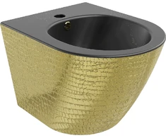 Pakabinama bidė Mexen Lena, Juodas matt/Gold pattern