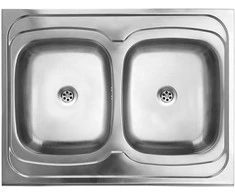 Plieninė virtuvinė plautuvė Kuchinox 60, SK6_320T, Inox Linen