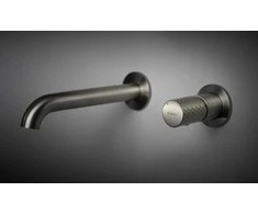 Potinkinis praustuvo maišytuvas Deante Silia Hexa BHS_F54L, Brushed steel