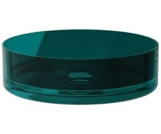 Praustuvas Besco Enya Ocean Breeze, 36 cm, su juodu dangteliu