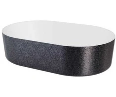 Praustuvas Besco Lova Glam Graphite, 34 x 53 x 13 cm