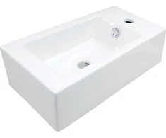 Praustuvas Deante Square Right, CGS_6U2R, Baltas