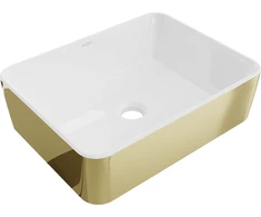 Praustuvas Mexen Catia 48 cm, Baltas/Gold