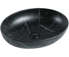Praustuvas Mexen Orsola, 52 cm, Juodas Marble