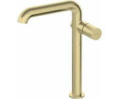 Praustuvo maišytuvas Deante Silia Hexa Tall BHS_R24K, Brushed auksinis