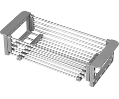 Reguliuojamas nuvarvėjimo indas plautuvei Kuchinox EKO_800M, Chrome/Pilkas