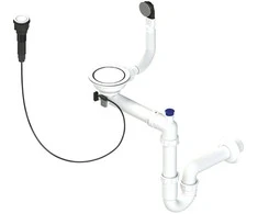 Sifonas plautuvėms Laveo OKS_163T, Steel
