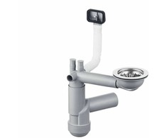 Sifonas plieninėms plautuvėms Deante Space-Saver Lux ZXY_9916, Steel