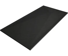 Stačiakampis dušo padėklas Mexen Stone+ su sifonu, 160 x 70 cm, Juodas+Juodas