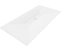 Stačiakampis dušo padėklas Mexen Toro SMC su sifonu, 170 x 80 cm, Baltas+Baltas