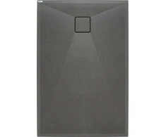 Stačiakampis granitinis dušo padėklas Deante Correo, Anthracite metallic, 140x90 cm