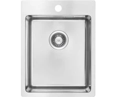 Virtuvinė plautuvė Deante Olfato ZPO_010E, Brushed steel