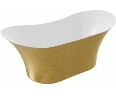 Vonia Besco Amber Glam Gold, 170 x 80 cm, su baltais dangteliais