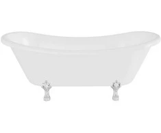 Vonia Besco Amelia 190, Baltas+Chrome (be sifono, be persipylimo skylės)