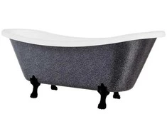 Vonia Besco Amelia Glam 190, Graphite+Juodas (be sifono, be persipylimo skylės)
