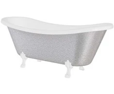 Vonia Besco Amelia Glam 190, Sidabrinis+Baltas (be sifono, be persipylimo skylės)
