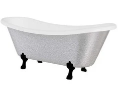 Vonia Besco Amelia Glam 190, Sidabrinis+Juodas (be sifono, be persipylimo skylės)