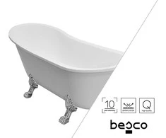 Vonia Besco Olaya 160, Baltas+Chrome (be sifono, su persipylimo skyle)