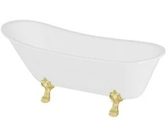 Vonia Besco Olaya 160, Baltas+Gold (be sifono, be persipylimo skylės)