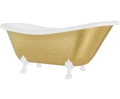 Vonia Besco Otylia Glam 160, Gold+Baltas (be sifono, su persipylimo skyle)
