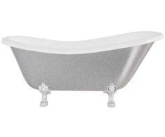 Vonia Besco Otylia Glam 160, Sidabrinis+Chrome (be sifono, be persipylimo skylės)