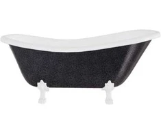 Vonia Besco Otylia Glam 170, Graphite+Baltas (be sifono, be persipylimo skylės)