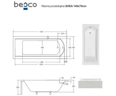 Vonia Besco Shea, 140 x 70 cm