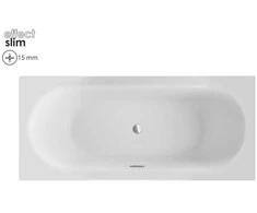 Vonia Besco Vitae Slim+, 180 x 80 cm, su aukso spalvos sifonu