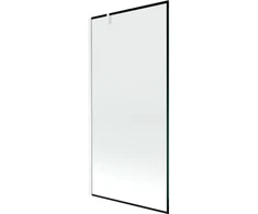 Vonios sienelė Mexen Next I, Baltas/Juodas frame, 90 x 150 cm