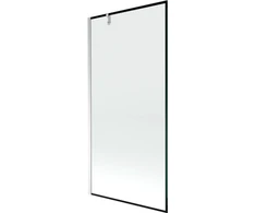 Vonios sienelė Mexen Next I, Chrome/Juodas frame, 90 x 150 cm