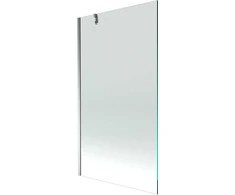 Vonios sienelė Mexen Next I, Chrome/Transparent, 100 x 150 cm