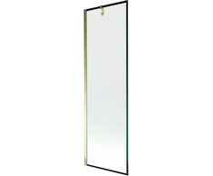 Vonios sienelė Mexen Next I, Gold/Juodas frame, 60 x 150 cm