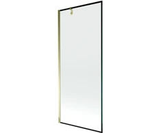 Vonios sienelė Mexen Next I, Gold/Juodas frame, 80 x 150 cm